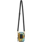 Versace Blue Mini Barocco Pouch