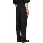 Simone Rocha Black Straight Leg Tux Trousers
