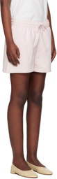 Maison Kitsuné Pink Baby Fox Patch Regular Jog Shorts