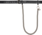 Balenciaga Black Monaco Chain Belt