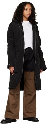 SPENCER BADU Black Puffer Coat