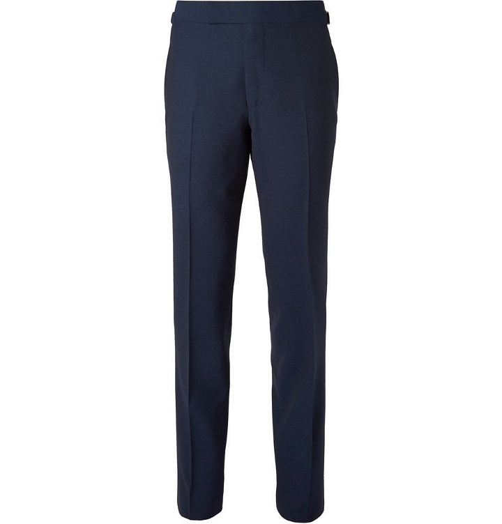 Photo: TOM FORD - Navy O'Connor Slim-Fit Wool Suit Trousers - Men - Navy