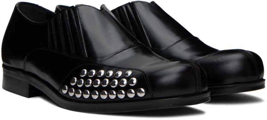 Stefan Cooke Black Studded Loafers