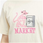 MARKET Men's x Pink Panther Call My Lawyer T-Shirt in Ecru