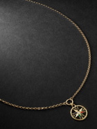Foundrae - Course Correction Gold, Diamond and Enamel Necklace