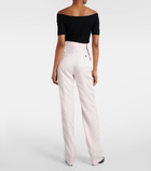 Alexander McQueen High-rise twill pants