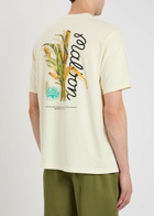 Malbon Origin Printed Cotton T-shirt Cream