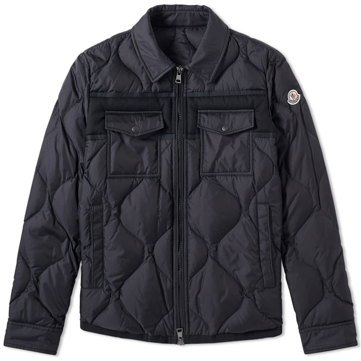 Photo: Moncler Stephan Shirt Jacket Black