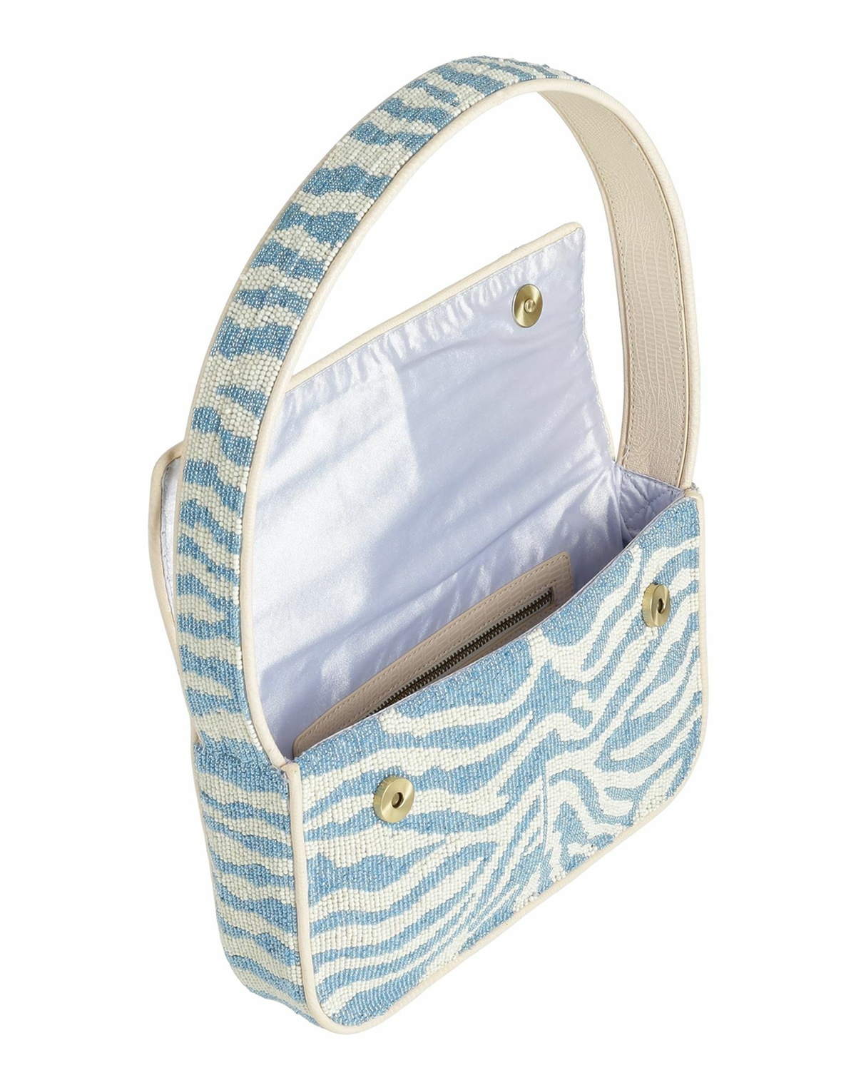 Staud Tommy Beaded Bag Womens Handbag in Blue