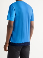 JAMES PERSE - Dip-Dyed Combed-Cotton Jersey T-Shirt - Blue - 1