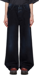 032c Blue Goya Wide Leg Jeans
