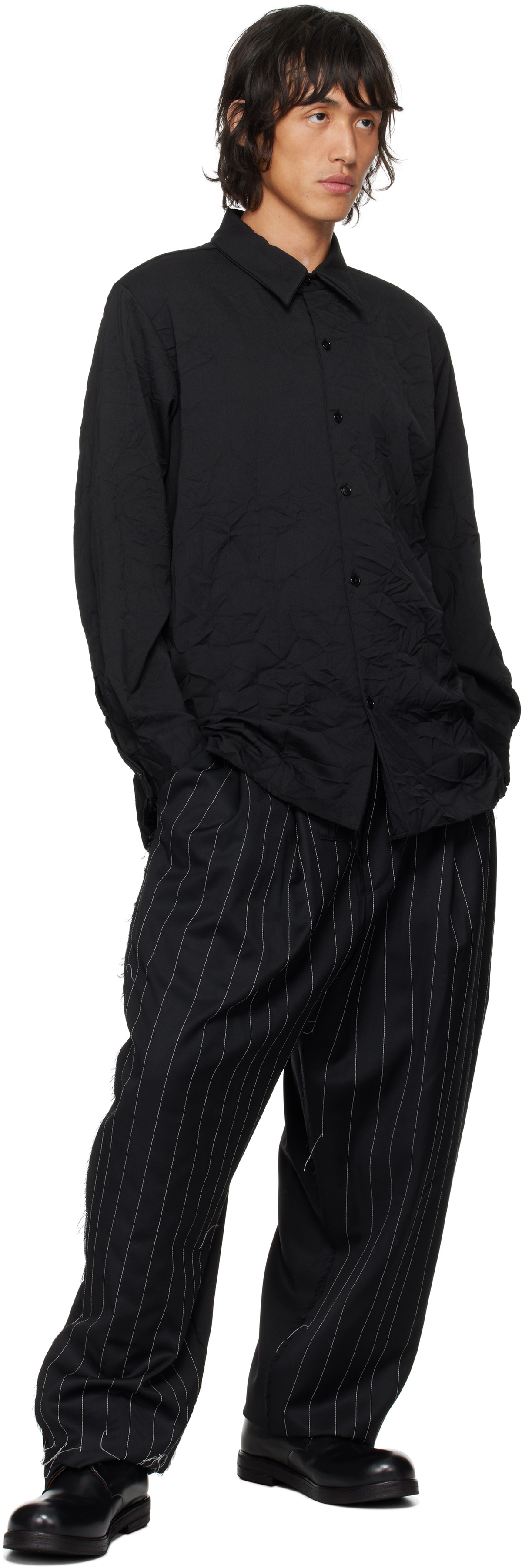 Camiel Fortgens Black Twill Shirt