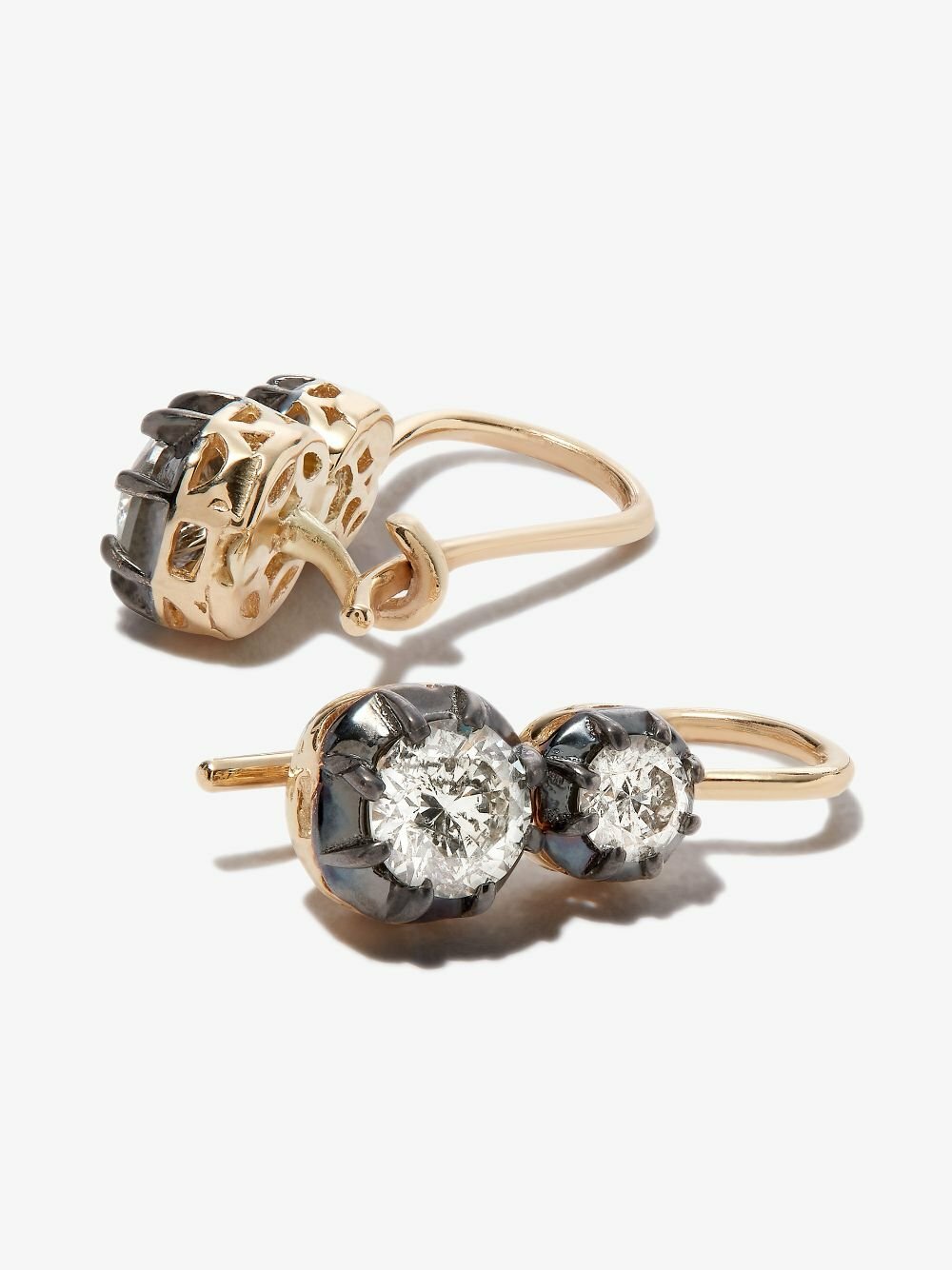 Jacquie Aiche 14K Yellow Gold Sophia Diamond Earrings