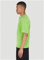 Towelling T-Shirt in Green