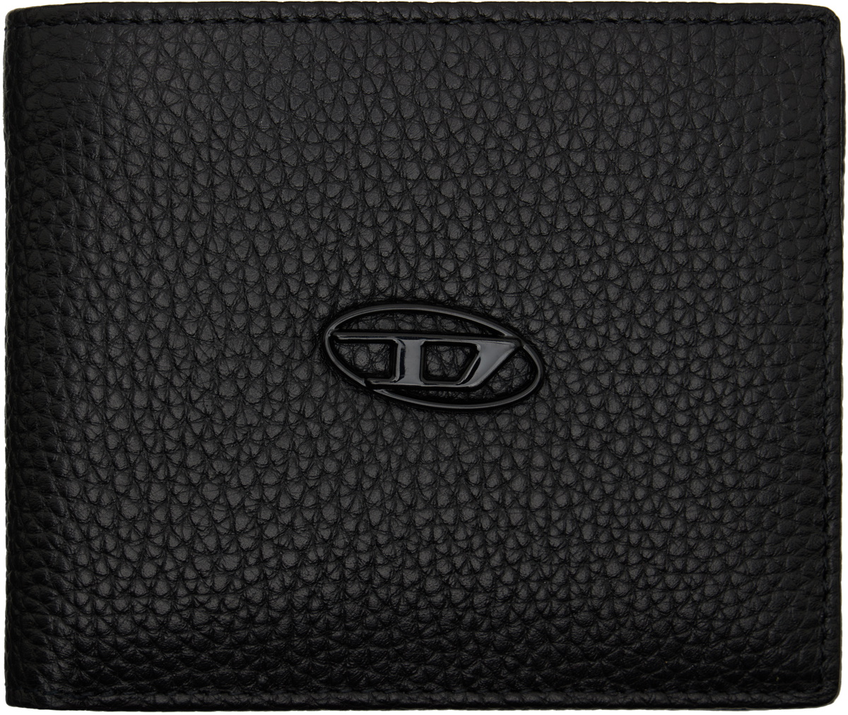 Diesel Black Holi-D Bi Fold Coin S 3d Wallet Diesel