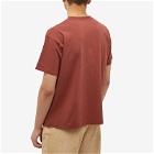Bode Men's Pocket T-Shirt in Brown