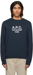 A.P.C. Navy Rufus Sweatshirt