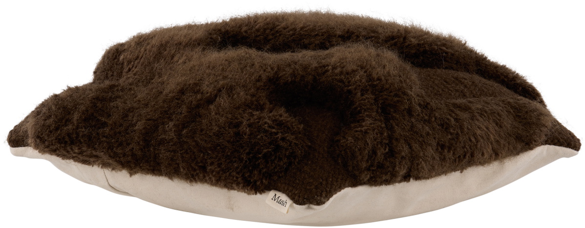 Mush Studios SSENSE Exclusive Brown Wooly Cushion