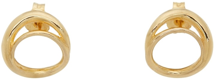 Photo: Sapir Bachar Gold Mini Eclipse Earrings
