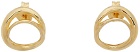 Sapir Bachar Gold Mini Eclipse Earrings