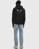 Comme des Garçons Play BLACK EMBLEM SWEATSHIRT Black Mens Hoodies/Zipper