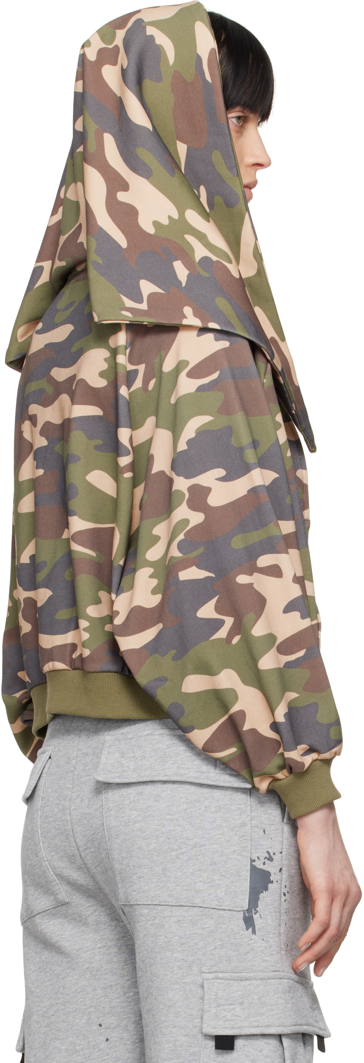 Praying Khaki Camo Shroud Zip Hoodie