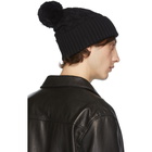 rag and bone Black Aran Beanie