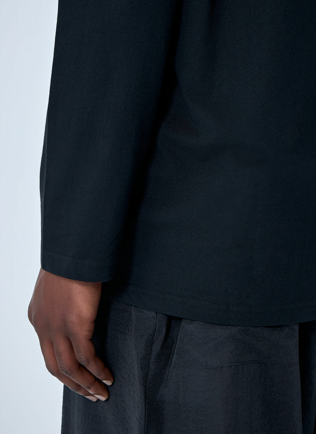 Yohji Yamamoto Gusset Long Sleeve T-Shirt