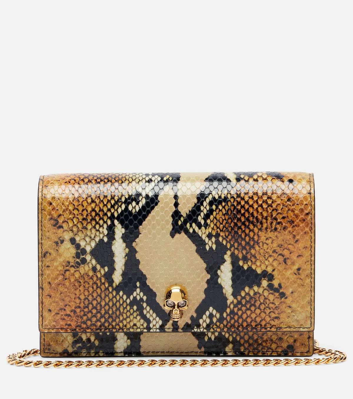McQueen Skull Small leather crossbody bag