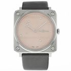 Bell and Ross Pink Diamond Eagle Quartz Ladies Watch BRS-EP-ST/SCR-SAT