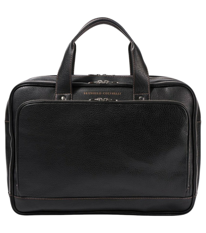Photo: Brunello Cucinelli Leather briefcase