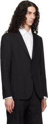 BOSS Black Slim-Fit Washable Tech Linen Blazer
