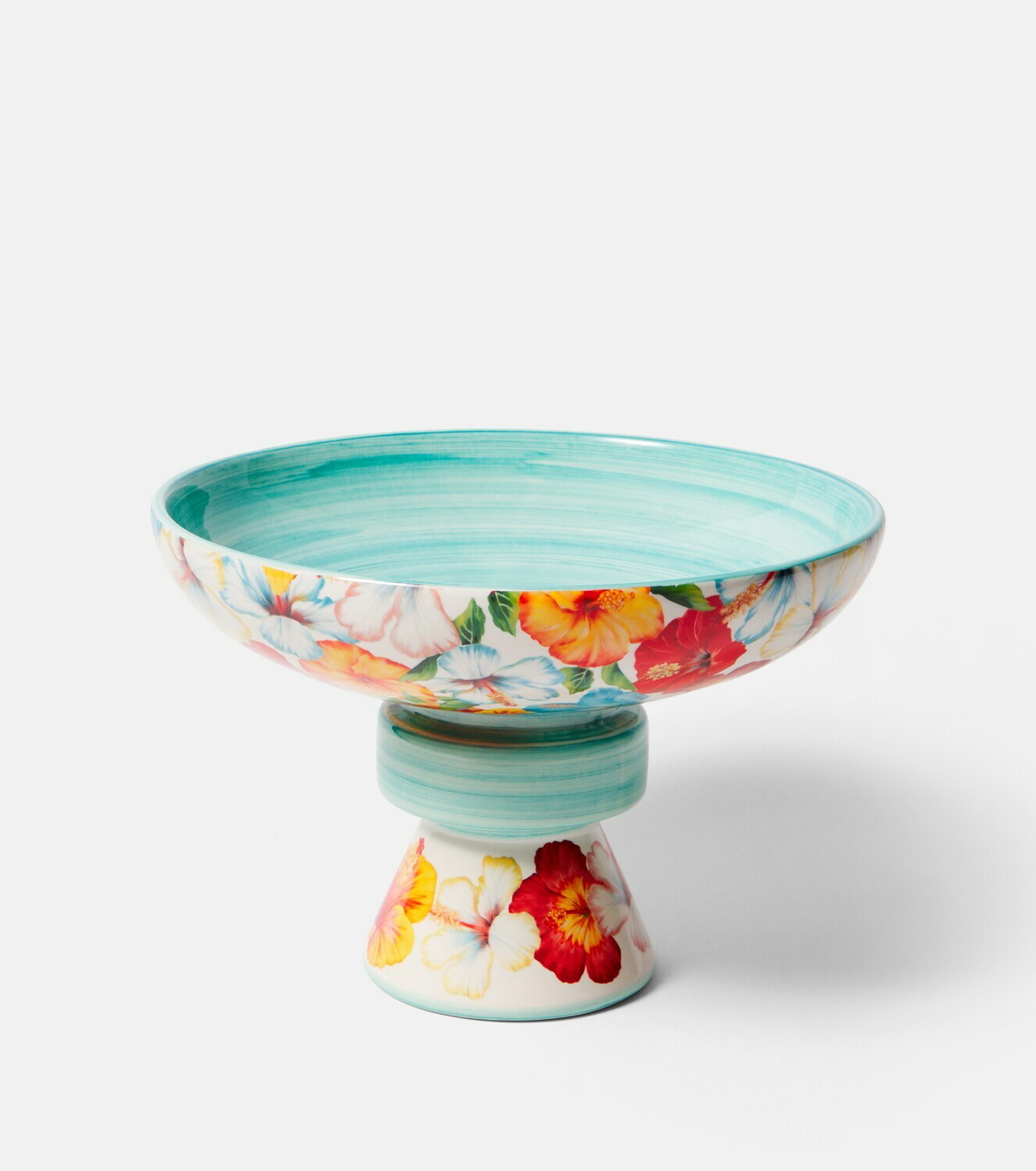 Dolce&Gabbana Casa Floral ceramic serving stand