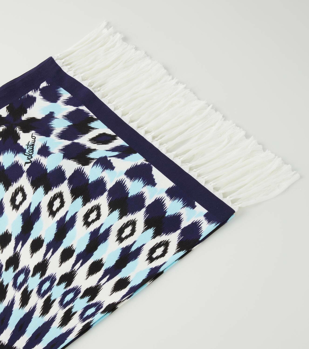 VALENTINO ◇ Printed Cotton Beach Towel Printed cotton beach towel in multicoloured - Valentino