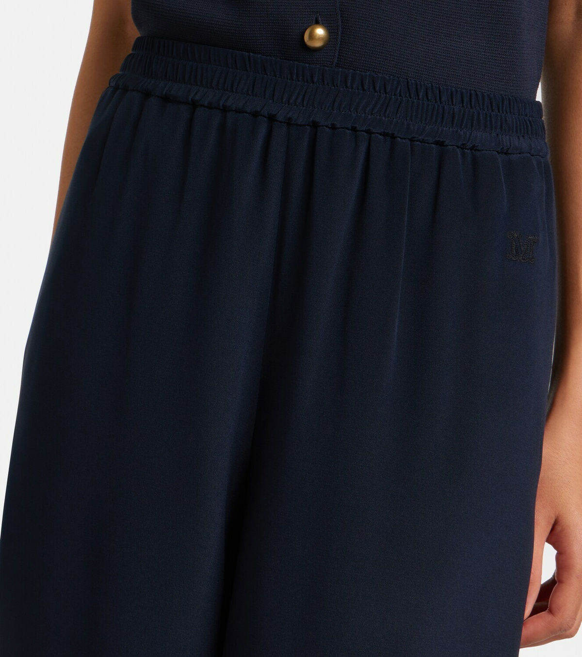 Max Mara Volonta silk palazzo pants