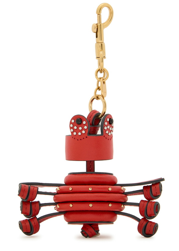 Photo: Anya Hindmarch Crab Leather Charm - Red - One Size