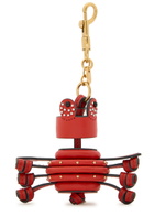 Anya Hindmarch Crab Leather Charm - Red - One Size