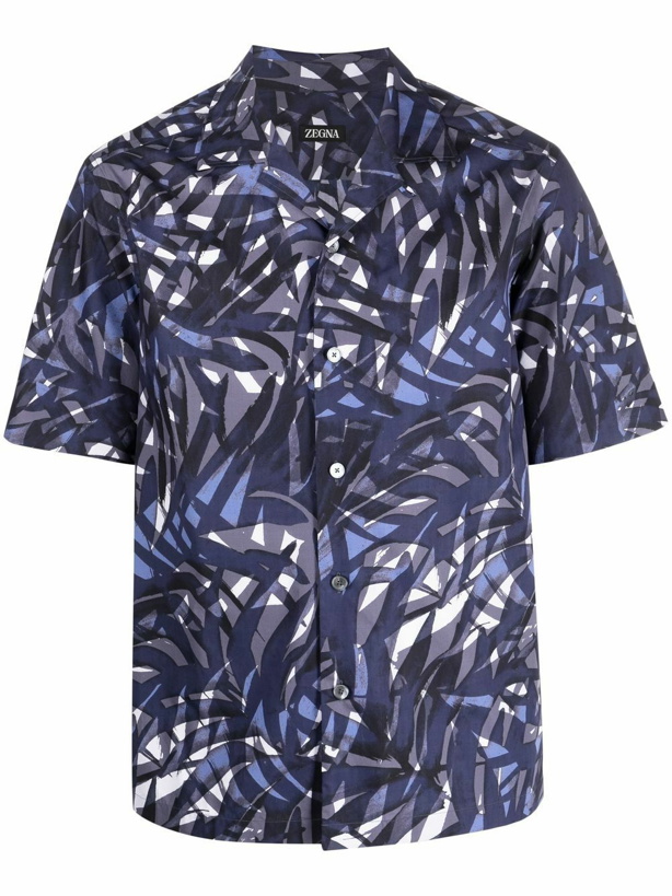 Photo: ZEGNA - Jungle Short Sleeve Shirt