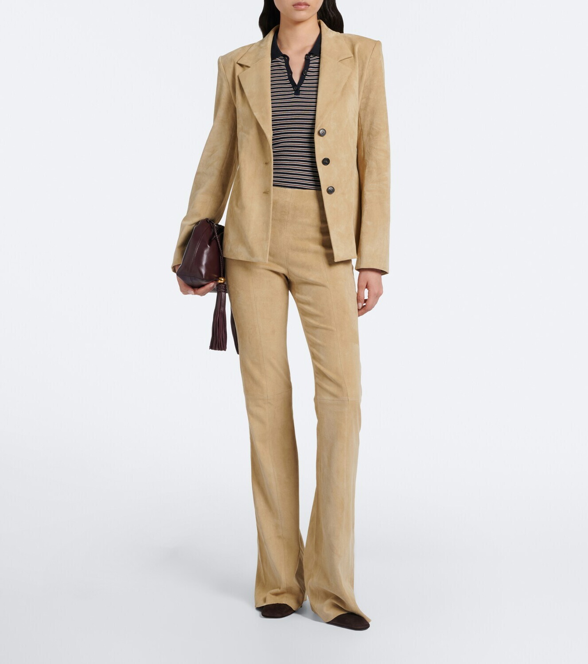 Stouls Helly suede blazer