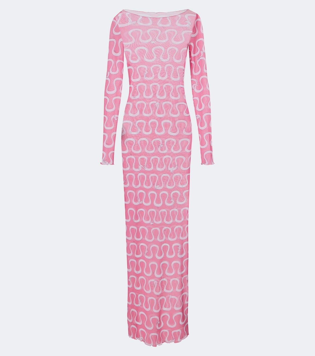 Pucci Onda tulle maxi dress