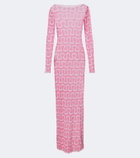 Pucci Onda tulle maxi dress