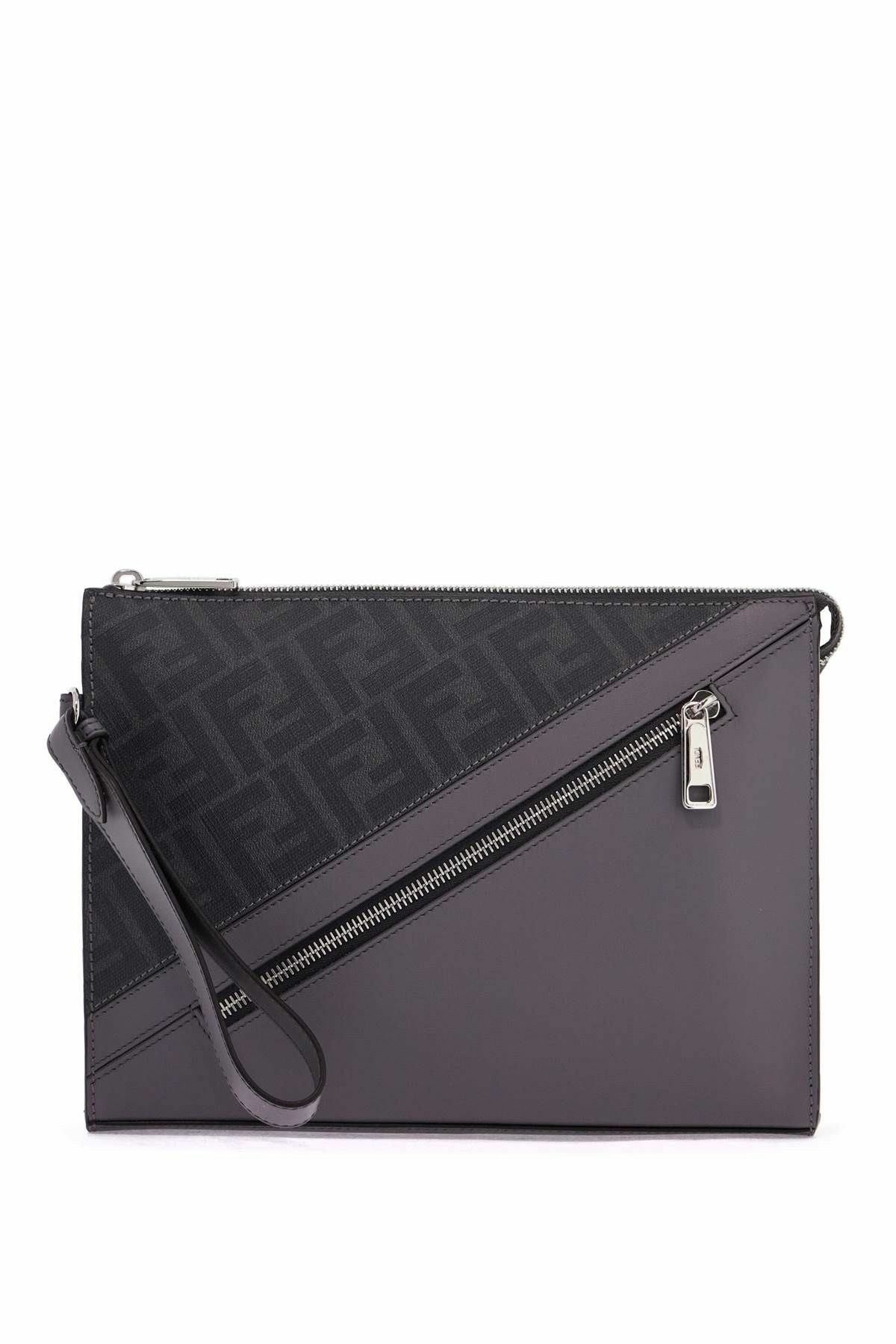 【FENDI】FF CLUTCH BAG FENDI ff clutch hand Neutro Fendi