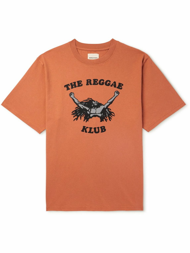Photo: Nicholas Daley - The Reggae Klub Printed Cotton-Jersey T-Shirt - Orange