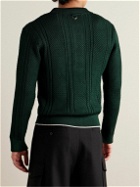 Jacquemus - Belo Cable-Knit Polo Shirt - Green
