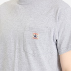 Randy's Garments Men's Logo Pocket T-Shirt in Heather Grey