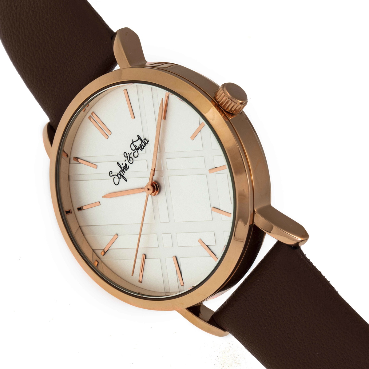 Sophie And Freda Budapest Quartz White Dial Ladies Watch SF5004