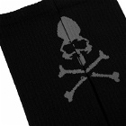 MASTERMIND WORLD Men's Regular Skull Socks in Black