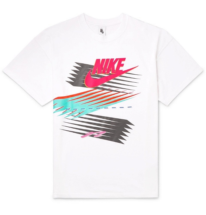 Photo: Nike - atmos NRG Printed Cotton-Jersey T-shirt - White