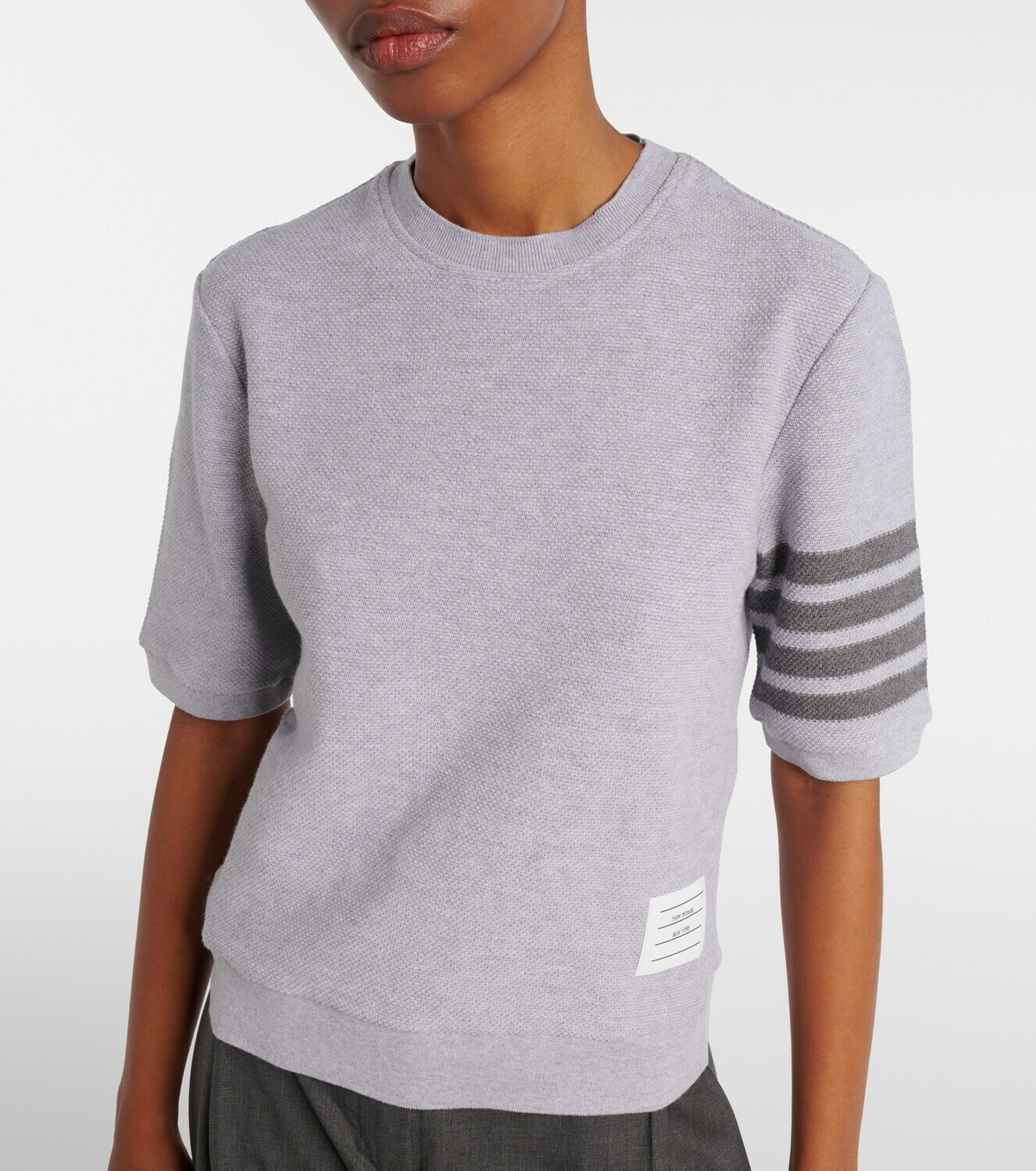 Thom Browne 4-Bar cotton jersey T-shirt