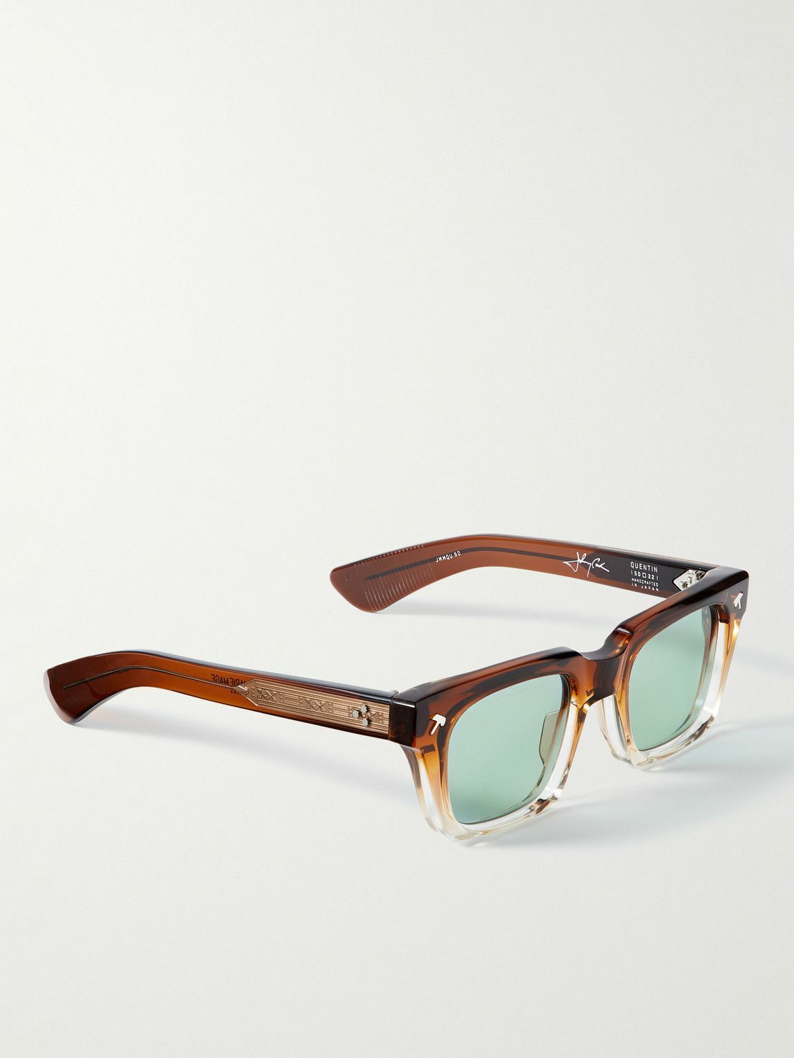Jacques Marie Mage - Quentin Square-Frame Acetate and Gold-Tone
